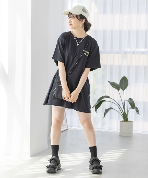 (mahalo♡)アルチビオ　ワンピース セール】BACKフォトTシャツワンピ（ワンピース）｜repipi