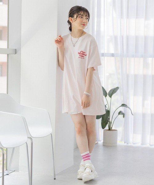セール】BACKフォトTシャツワンピ（ワンピース）｜repipi