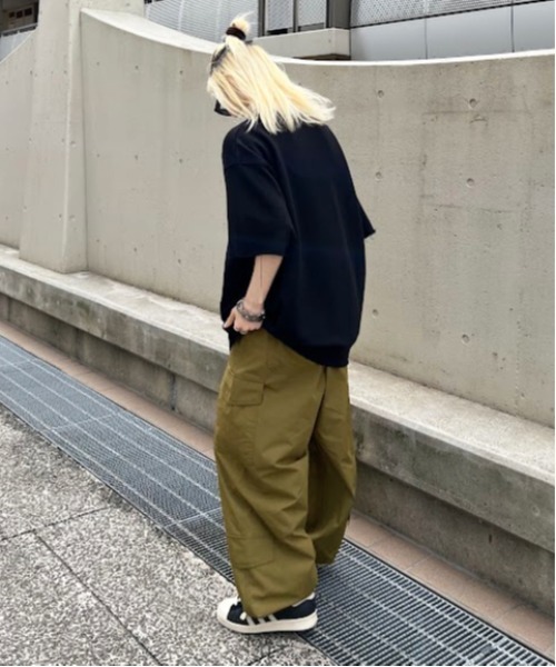 sedacle（セダクル）の「ルーズシルエットダメージTシャツ（Tシャツ/カットソー・メンズ・アイボリー/ブラック/グリーン・MEDIUM/LARGE）」の20枚目の写真