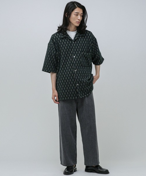 ◎極美品 ナノユニバース ジャージー 総柄セットアップ 千鳥 M 伸縮性1 ◎極美品 ナノユニバース ジャージー 総柄セットアップ 千鳥 M