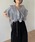 wee9siEB[NXj́ubig collar frill half blouse / tݕrbOJ[tn[tuEXiVc/uEXjvbubNn̑