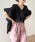 wee9siEB[NXj́ubig collar frill half blouse / tݕrbOJ[tn[tuEXiVc/uEXjvbubN