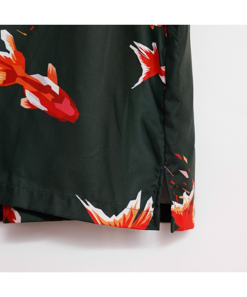 APPLEBUM（アップルバム）の「Tadaomi Shibuya "Gold Fish" S/S Aloha Shirt（シャツ/ブラウス・メンズ・ネイビー/グリーン・MEDIUM/LARGE/X-LARGE）」の11枚目の写真