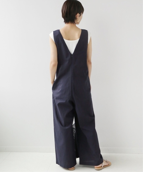 《追加》タンクトップ付きリネンサロペット