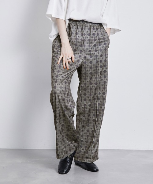 JUNRED（ジュンレッド）の「オーナメンタルワイドトラックパンツ（その他パンツ・メンズ・パープル/ブルー系その他4・S/M/L）」の4枚目の写真