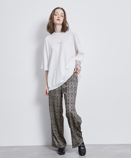 JUNRED（ジュンレッド）の「オーナメンタルワイドトラックパンツ（その他パンツ・メンズ・パープル/ブルー系その他4・S/M/L）」の8枚目の写真