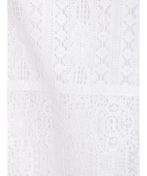 Samansa Mos2（サマンサ モスモス）の「【Lace collection】取り外しレース付ドビーブラウス（シャツ/ブラウス・レディース・オフホワイト/ブラック・F）」の16枚目の写真