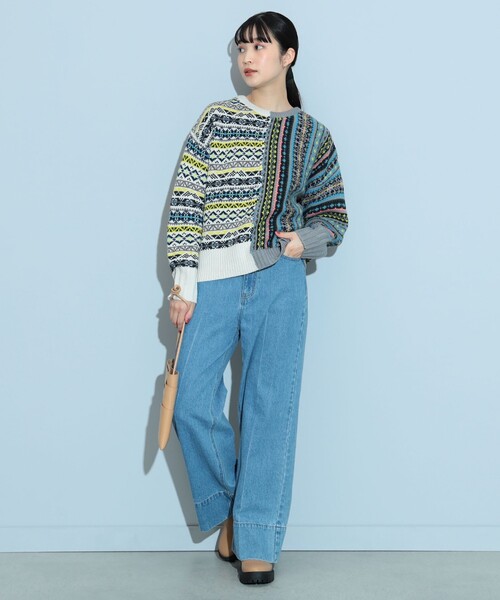 BEAMS HEART（ビームスハート）の「フェアアイル ニットプルオーバー