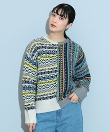 BEAMS HEART | フェアアイル ニットプルオーバー(ニット/セーター)