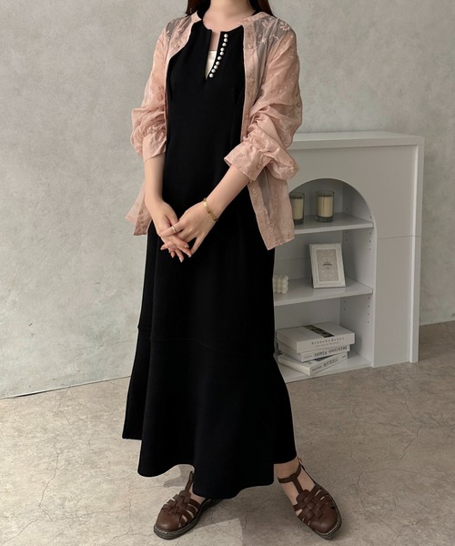 apres jour clair(アプレジュールクレア)の「【apres jour clair】刺繍シアーシャツ【ZOZOTOWN限定アイテム】(シャツ/ブラウス・レディース・オフホワイト/ピンクベージュ/アイボリー・フリー/X-LARGE)」の19枚目の写真