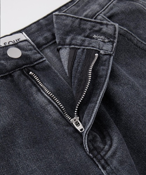 BASQUE magenta(バスクマゼンタ)の「ヴィンテージウォッシュ ワイドデニムパンツ(デニムパンツ・メンズ・サックスブルー/グレー/ブルー/ブラック・M/L)」の8枚目の写真