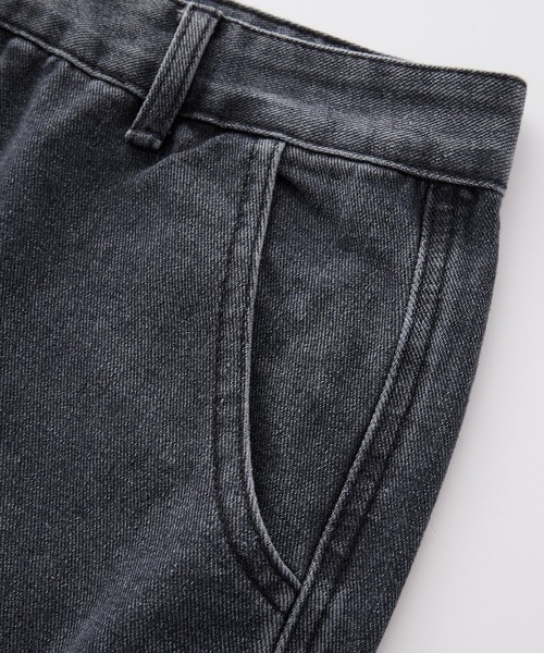 BASQUE magenta(バスクマゼンタ)の「ヴィンテージウォッシュ ワイドデニムパンツ(デニムパンツ・メンズ・サックスブルー/グレー/ブルー/ブラック・M/L)」の17枚目の写真