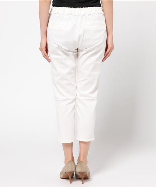 OUTLET（アウトレット）の「【CIAOPANIC TYPY】コットンツイルストレッチテーパードパンツ（その他パンツ・レディース・ホワイト・MEDIUM/LARGE/SMALL）」の4枚目の写真