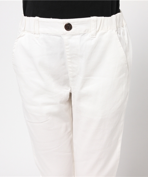 OUTLET（アウトレット）の「【CIAOPANIC TYPY】コットンツイルストレッチテーパードパンツ（その他パンツ・レディース・ホワイト・MEDIUM/LARGE/SMALL）」の5枚目の写真