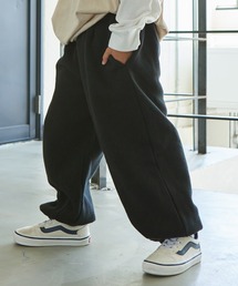 PAIRMANON STREET | 【PAIRMANON STREET】タック入り バルーンシルエット ワイドパンツ(スウェットパンツ)