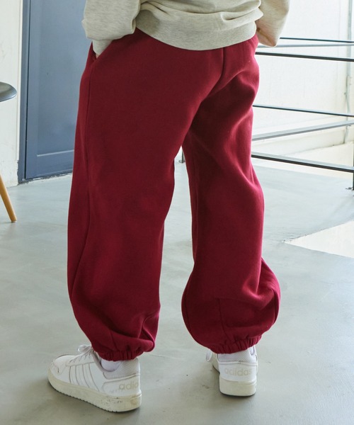 PAIRMANON STREET（ペアマノンストリート）の「【PAIRMANON STREET】タック入り バルーンシルエット ワイドパンツ（スウェットパンツ・キッズ・その他/マスタード/ブラック系その他/グレー/ブラウン/ネイビー/レッド系その他/その他1・110/120/130/140/150/90/100）」の7枚目の写真