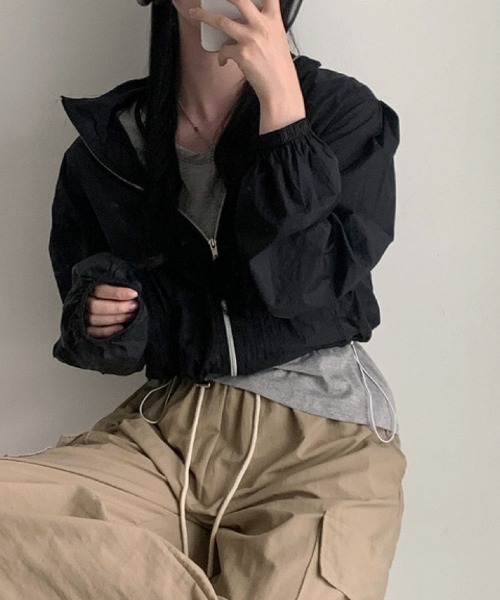 セール】YUGA_YGMC クロップド丈 マウンテンジャケット ブルゾン