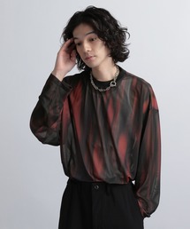 HARE | サーフェスプリントメッシュカット(HARE)(Tシャツ/カットソー)