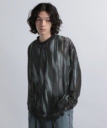 HARE | サーフェスプリントメッシュカット(HARE)(Tシャツ/カットソー)