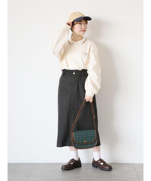 ehka sopo(エヘカソポ)の「6パネルキャップ(キャップ・レディース・ブラック/ベージュ/キナリ・F)」の16枚目の写真