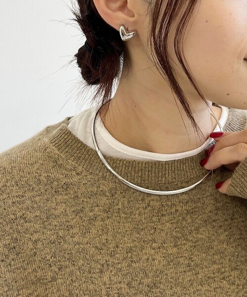 CITEN(シテン)の「<CITEN>ナロー ネックカフ(チョーカー・レディース・ゴールド/シルバー・FREE)」の4枚目の写真
