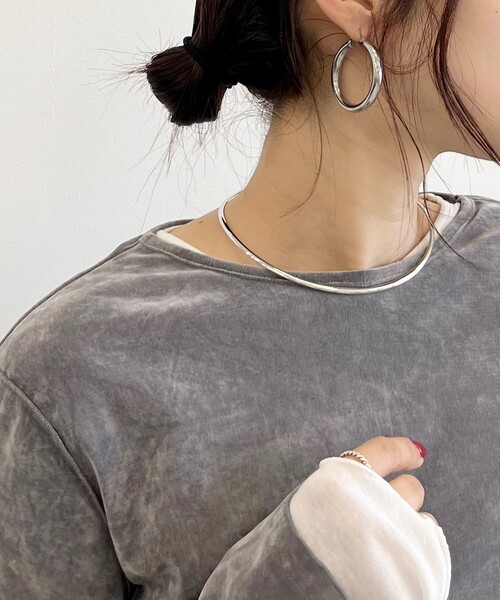 CITEN(シテン)の「<CITEN>ナロー ネックカフ(チョーカー・レディース・ゴールド/シルバー・FREE)」の5枚目の写真