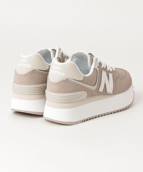 NEW BALANCE(ニューバランス)の「ニューバランス New Balance 574+_(スニーカー・レディース・ブラウン・23.5cm/24.5cm/25.0cm/24.0cm/23.0cm)」の2枚目の写真