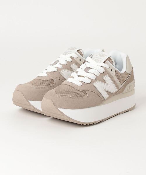 NEW BALANCE(ニューバランス)の「ニューバランス New Balance 574+_(スニーカー・レディース・ブラウン・23.5cm/24.5cm/25.0cm/24.0cm/23.0cm)」の5枚目の写真