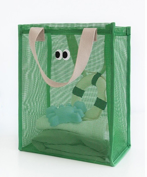 セール】Pochi Pouch/シンプル ワンポイント メッシュ トート
