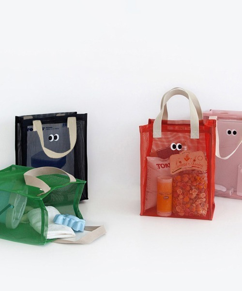 セール】Pochi Pouch/シンプル ワンポイント メッシュ トート