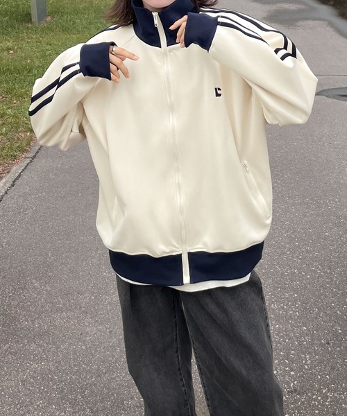 チルファー トラックジャケット アイボリー トラックジャケット