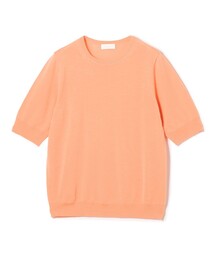 23区オレンジ 半袖ニット 44サイズ ニット/セーター（オレンジ/橙色系・半袖）ファッション通販