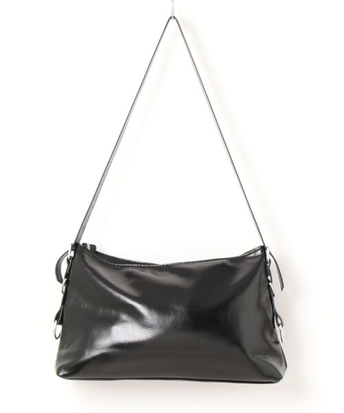 BARELY BLUE（ベアリーブルー）の「【 BARELY BLUE / ベアリーブルー 】 ミニポーチ付き スクエア ショルダーバッグ（ショルダーバッグ・レディース・ブラック/ホワイト/シルバー・FREE）」の12枚目の写真