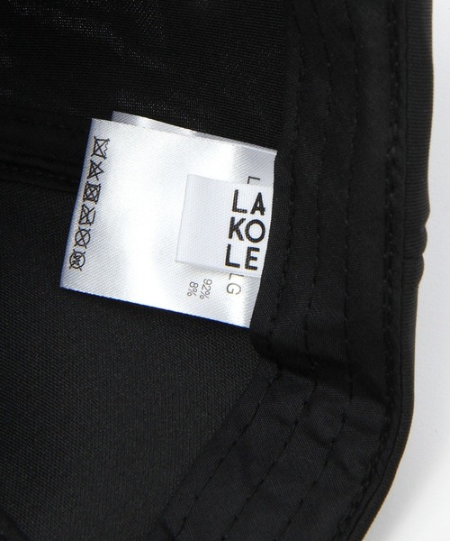 LAKOLE(ラコレ)の「ネオプレーン6パネルキャップ / 976886(キャップ・レディース・ベージュ/ブラック/オフホワイト・FREE)」の8枚目の写真