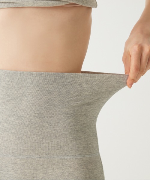 GUNZE(グンゼ)の「HOTMAGIC/ホットマジック 裏起毛であったか 綿のチカラ はらまき付き1分丈ショーツ(ショーツ・レディース・杢グレー/ブラック/ローズ/ブラウン系その他/ピンク系その他・LARGE/X-LARGE/MEDIUM)」の18枚目の写真