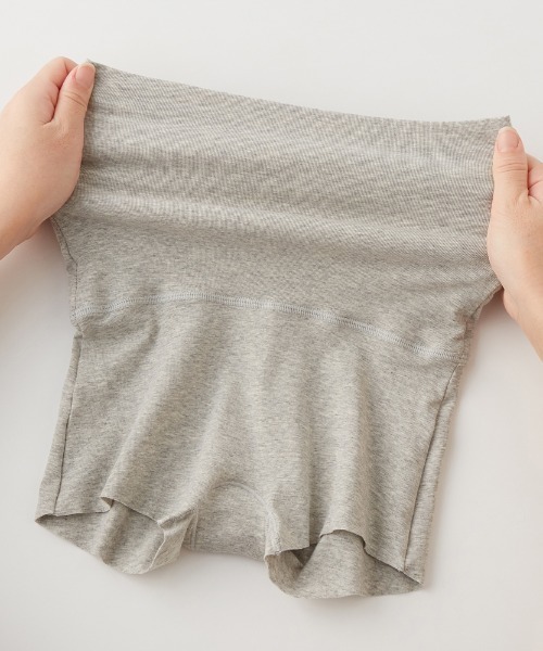 GUNZE(グンゼ)の「HOTMAGIC/ホットマジック 裏起毛であったか 綿のチカラ はらまき付き1分丈ショーツ(ショーツ・レディース・杢グレー/ブラック/ローズ/ブラウン系その他/ピンク系その他・LARGE/X-LARGE/MEDIUM)」の22枚目の写真