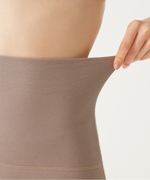 GUNZE(グンゼ)の「HOTMAGIC/ホットマジック 裏起毛であったか 綿のチカラ はらまき付き1分丈ショーツ(ショーツ・レディース・杢グレー/ブラック/ローズ/ブラウン系その他/ピンク系その他・LARGE/X-LARGE/MEDIUM)」の13枚目の写真