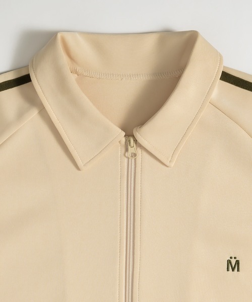 MUHET（ミュエータ）の「襟付きトラックジャケット（ジャージ・レディース・レッド/アイボリー/ブラウン・MEDIUM/X-LARGE）」の21枚目の写真