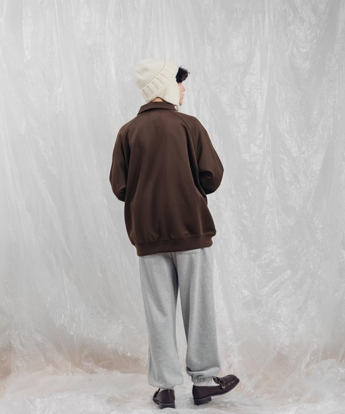 MUHET（ミュエータ）の「襟付きトラックジャケット（ジャージ・レディース・レッド/アイボリー/ブラウン・MEDIUM/X-LARGE）」の18枚目の写真