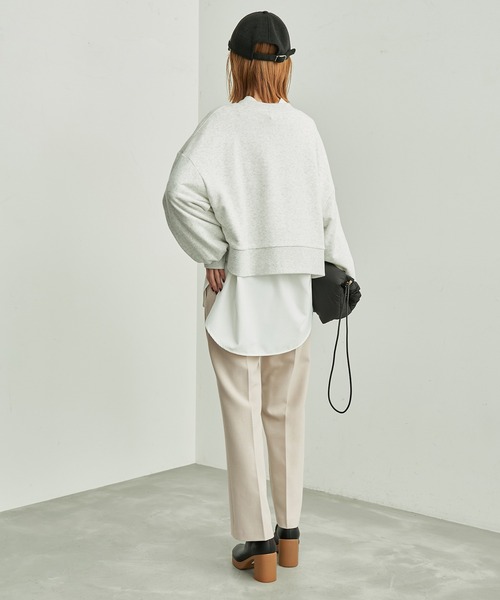 ROPE' PICNIC（ロペピクニック）の「裏起毛カラーパンツ（スラックス・レディース・ブルー/ベージュ/ブラック・36/38/40）」の10枚目の写真