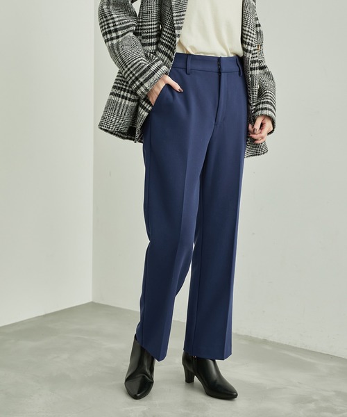 ROPE' PICNIC（ロペピクニック）の「裏起毛カラーパンツ（スラックス・レディース・ブルー/ベージュ/ブラック・36/38/40）」の13枚目の写真