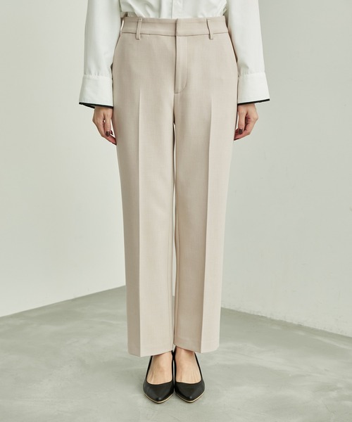 ROPE' PICNIC（ロペピクニック）の「裏起毛カラーパンツ（スラックス・レディース・ブルー/ベージュ/ブラック・36/38/40）」の15枚目の写真