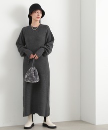 N.(N. Natural Beauty Basic) | ◆畦ロングニットワンピース(ワンピース)