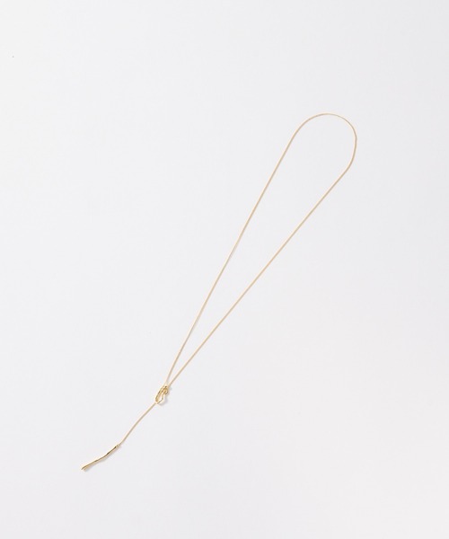 RIVE DROITE（リヴドロワ）の「ウェーブバーラリエット（ネックレス・レディース・ゴールド/シルバー・FREE）」の4枚目の写真