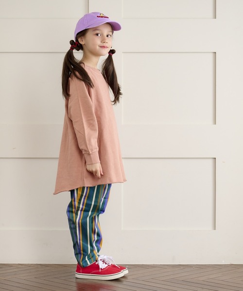 BIG FIELD（ビッグフィールド）の「ピグメントムジラグランワンピース（90～150cm）（ワンピース・キッズ・チャコール/ラベンダー/イエロー・90/100/110/120/130/140/150）」の7枚目の写真