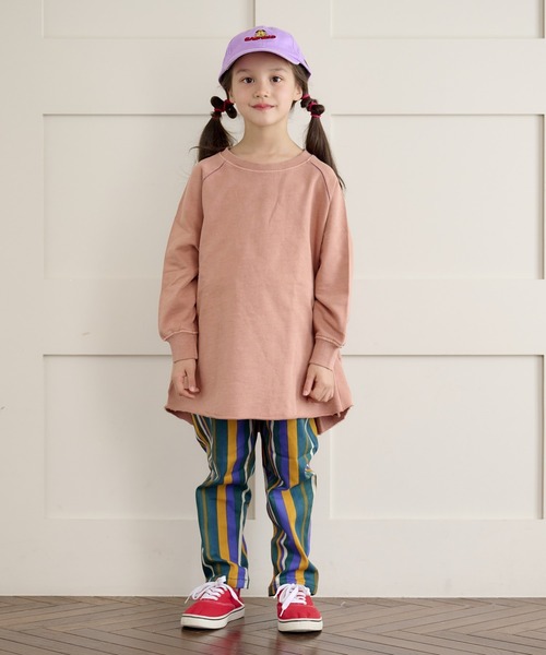 BIG FIELD（ビッグフィールド）の「ピグメントムジラグランワンピース（90～150cm）（ワンピース・キッズ・チャコール/ラベンダー/イエロー・90/100/110/120/130/140/150）」の5枚目の写真