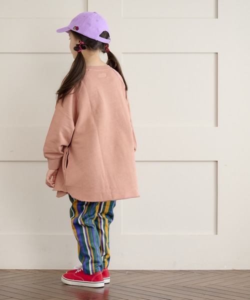 BIG FIELD（ビッグフィールド）の「ピグメントムジラグランワンピース（90～150cm）（ワンピース・キッズ・チャコール/ラベンダー/イエロー・90/100/110/120/130/140/150）」の8枚目の写真