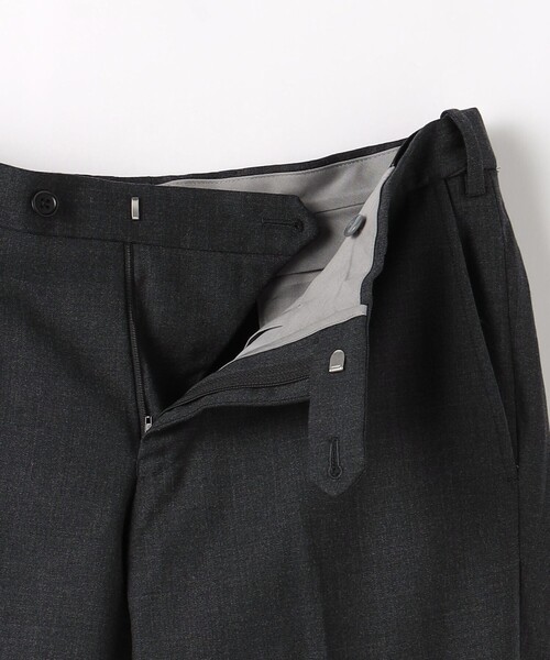 green label relaxing（グリーンレーベルリラクシング）の「TW サキソニー スリム NP スラックス -ウォッシャブル・ストレッチ・ウエストアジャスター-（スラックス・メンズ・ダークグレー/ブラウン/ネイビー/グレー・M/S/XL/XS/L）」の22枚目の写真