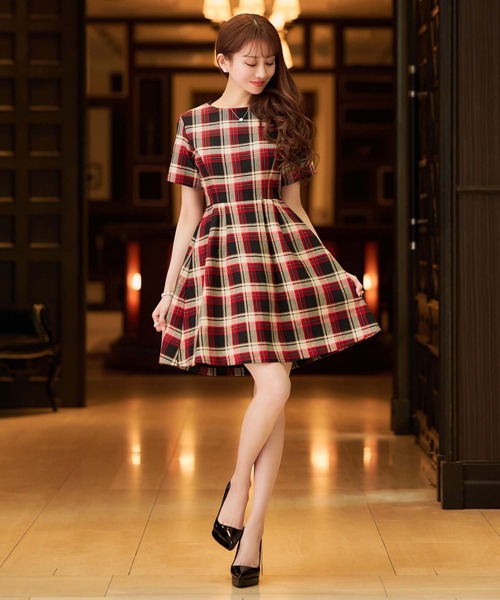emiriawiz（エミリアウィズ）の「Classical check mini one-piece  