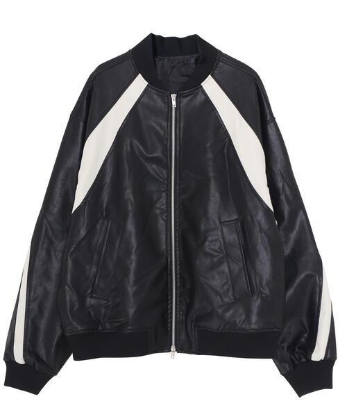 Figments（フィグメンツ）の「合皮レーシングジャケット（ブルゾン・レディース・ブラック・FREE）」の20枚目の写真